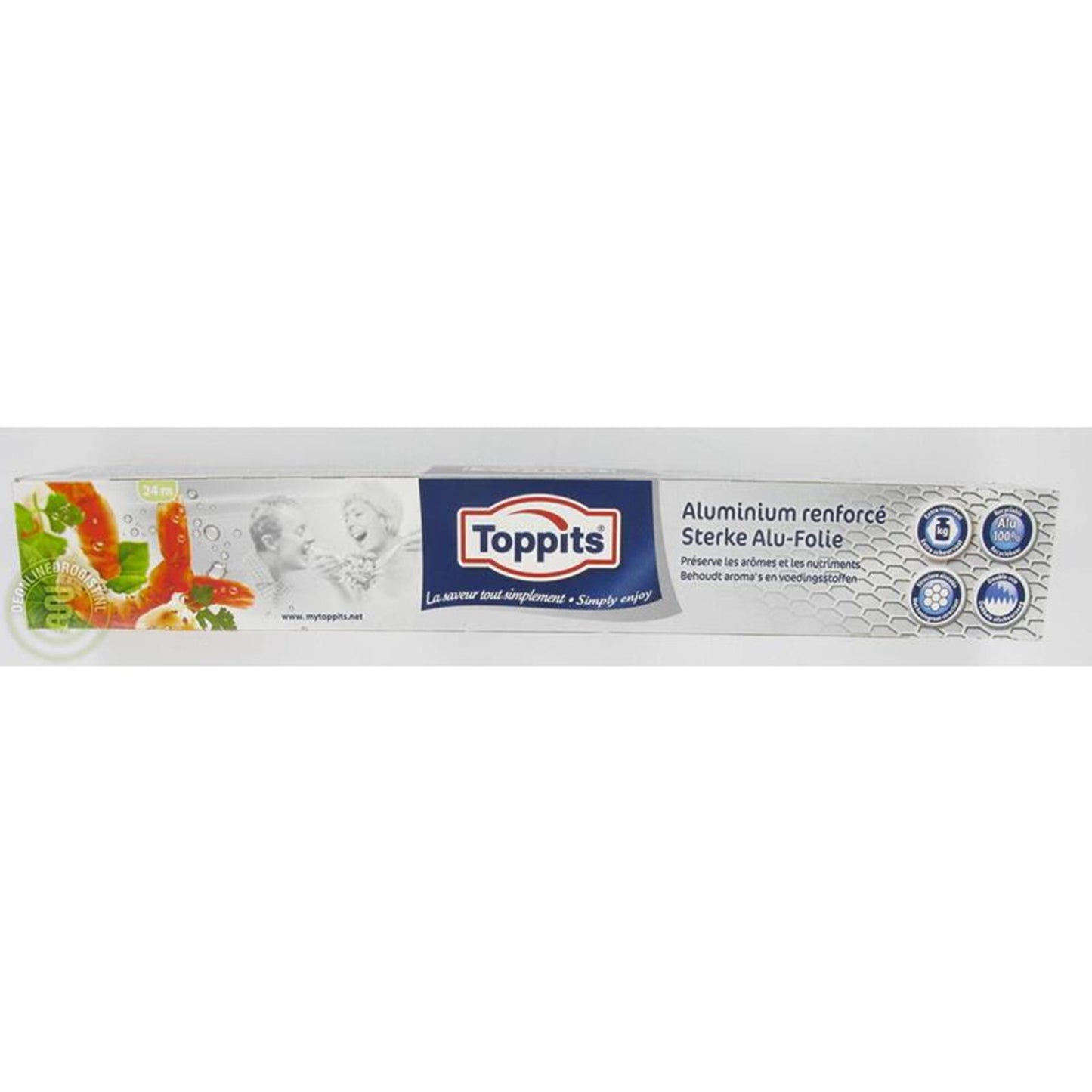 Toppits Alufolie 24m