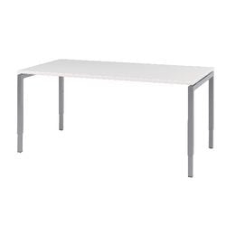 Bürotisch Bisley quattro weiß ah 180x80