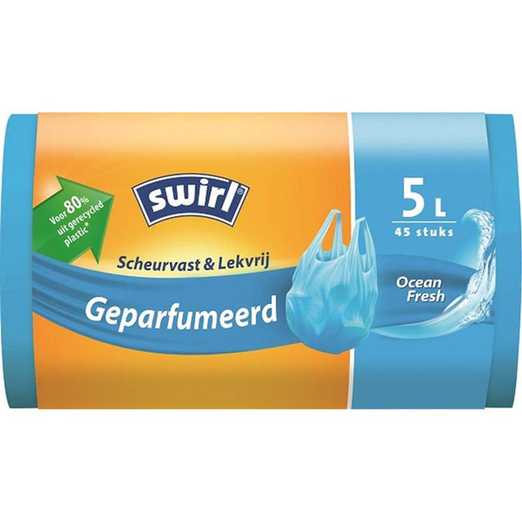 Wirbel Wirbel Pedal Eimer Tasche Parfümte Ozean frisch 5l 45 Stück