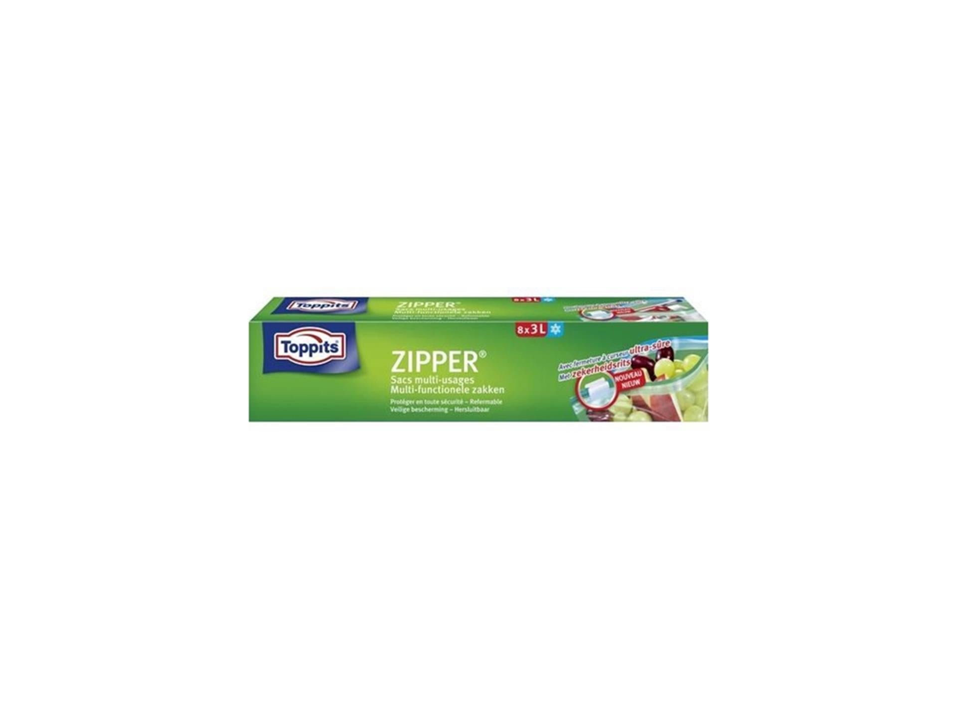 Belastungen Zipper Multifunktionalbeutel 3 Liter 8 Stücke