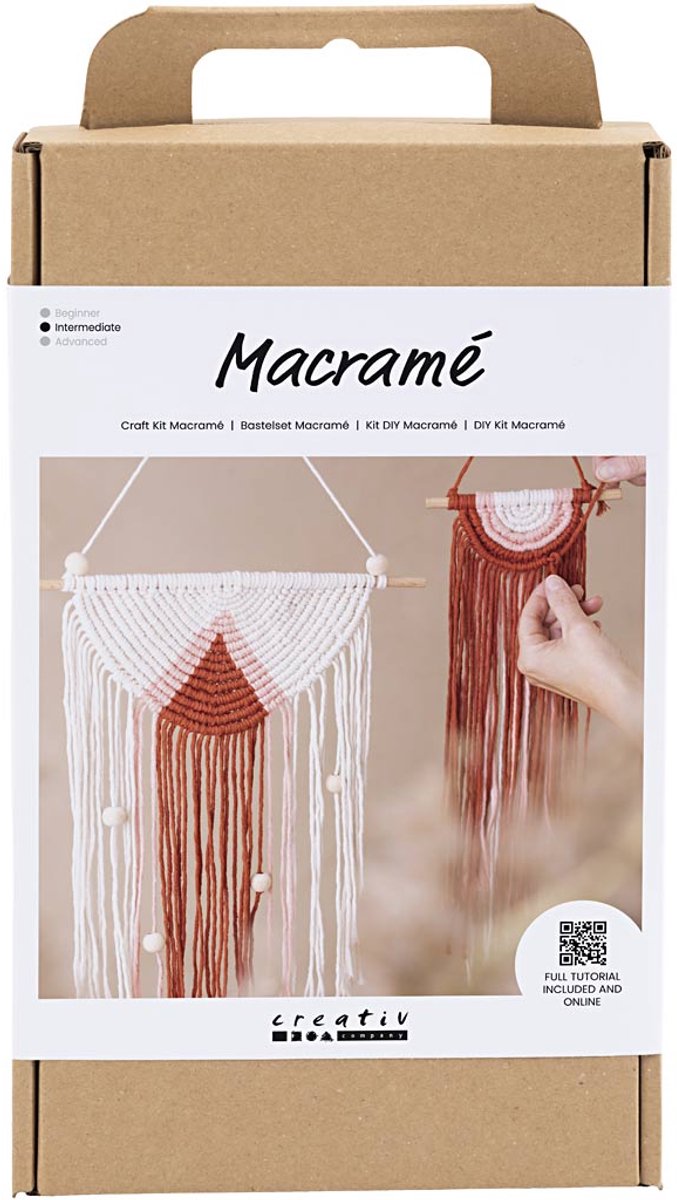 Kreativfirma Hobbyset Macrame Wanddekoration