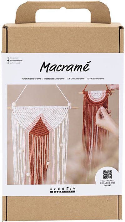 Kreativfirma Hobbyset Macrame Wanddekoration