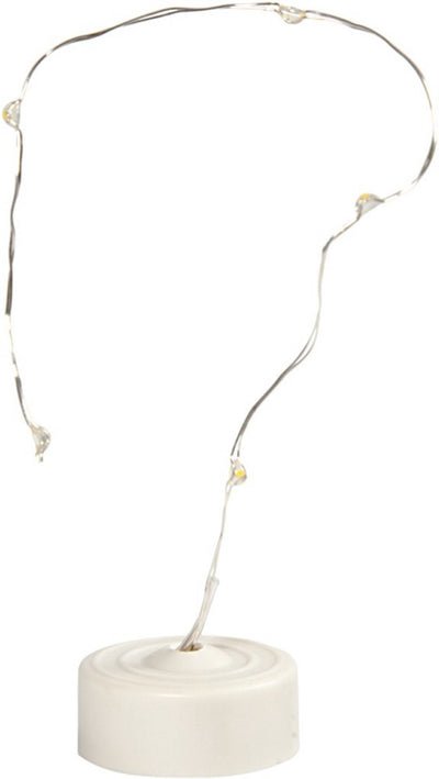 Creativ Company LED-Lichterkette, L: 27 cm, silber, 1 Stück