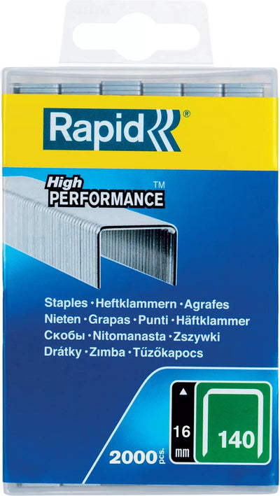 Rapid verzinkte Flachdrahtklammern – 16 mm – 2000 Stück – starke Haftung