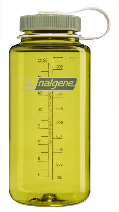 Nalgene – Weithalsflasche – Trinkflasche – Wasserflasche – 1000 ml – BPA-frei – Sustain – Endivie mit Öl, neu