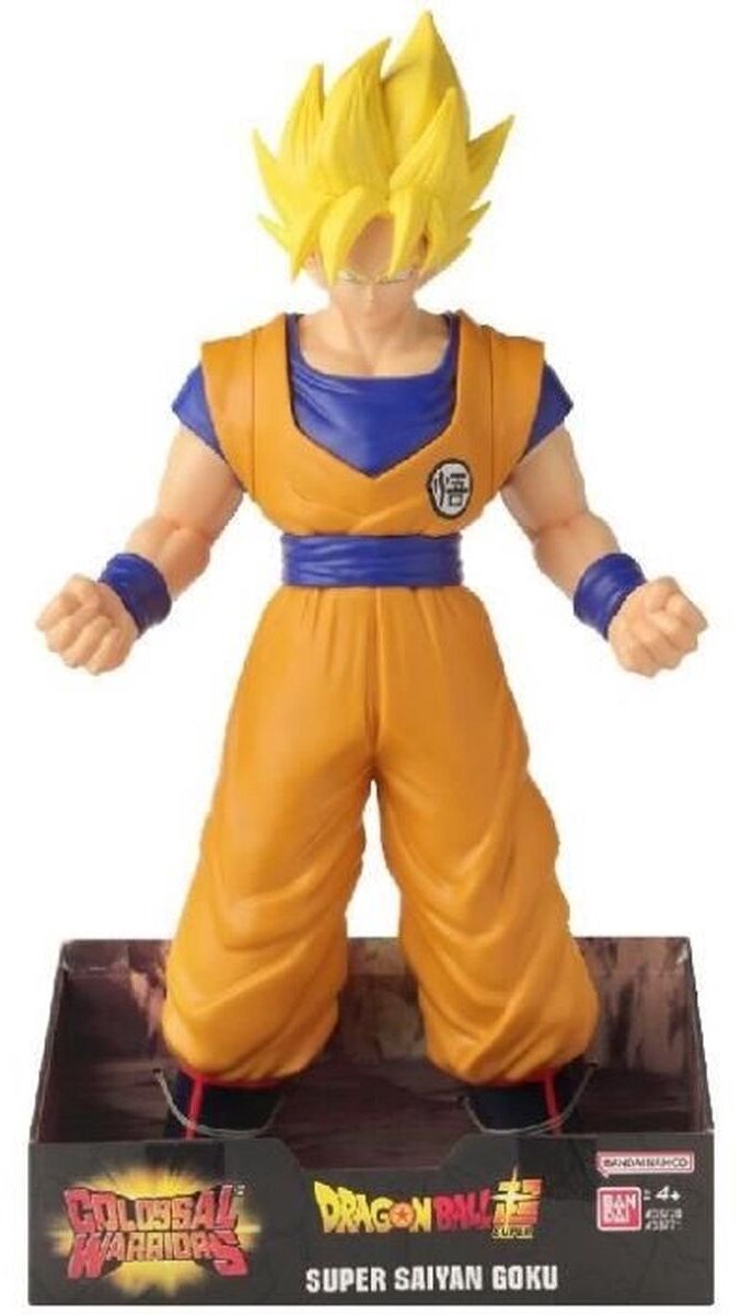 Bandai – Dragon Ball Super – Super-Saiyajin-Goku-Riesenfigur – Jumbo-Sammlungsfigur – offiziell lizenzierter Dragon Ball – Goku-Figur 40 cm zum Spielen, Ausstellen – Kinderspielzeug ab 4 Jahren – 38771