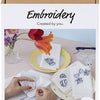 Creativ Company Hobby-Set Stickerei, Servietten, gebrochenes Weiß, 1 Box