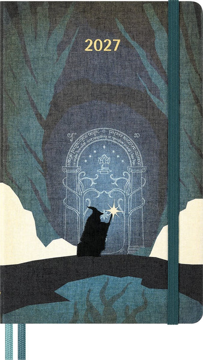 Moleskine 12-Monats-Agenda – 2027 – Herr der Ringe – wöchentlich – groß – Gandalf