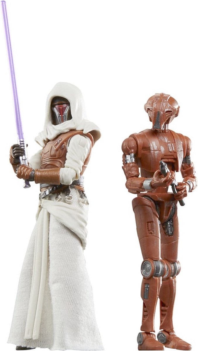 Disney Hasbro Star Wars – Galaxy of Heroes Vintage Collection 2er-Pack Jedi-Ritter Revan HK-47 10 cm große Actionfigur – mehrfarbig