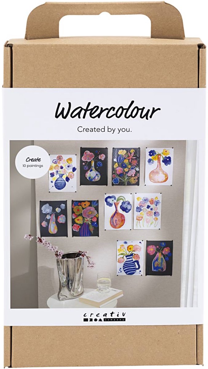 Creativ Company Kreativbox Aquarell, verschiedene Farben, 1 Box