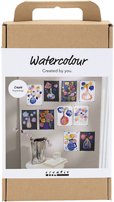 Creativ Company Kreativbox Aquarell, verschiedene Farben, 1 Box