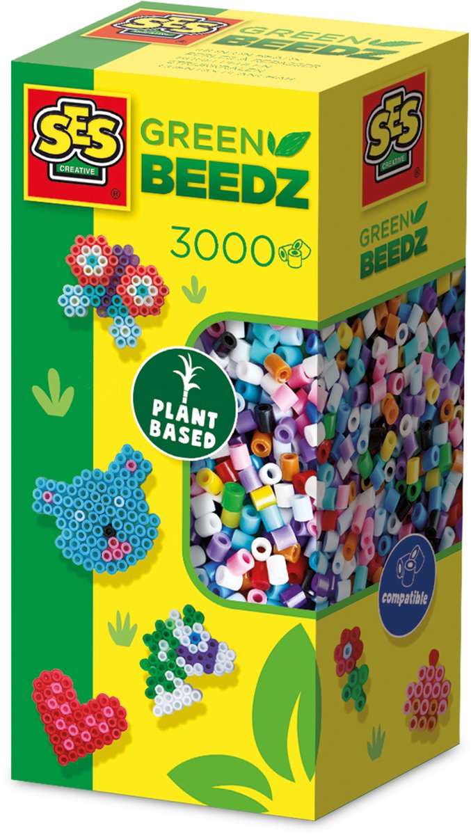 SES Green Beedz - Eisenperlen Mix 3000