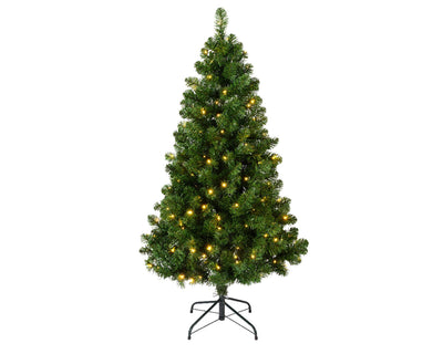 Everlands Weihnachtsbaum Imperial Pine 150cm + LED-Beleuchtung