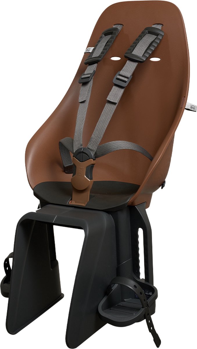 Urban Iki Bio Fahrrad-Hintersitz Ta–Ke Mik HD – Haniwa Brown Bincho Black