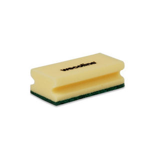 Wecoline Weco Scheuerschwamm mit Griff gelbgrün 142x70x45 mm (10 Stück)
