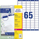 Adressetiketten Avery Zweckform Quickpeel 38 x 76 mm weiß