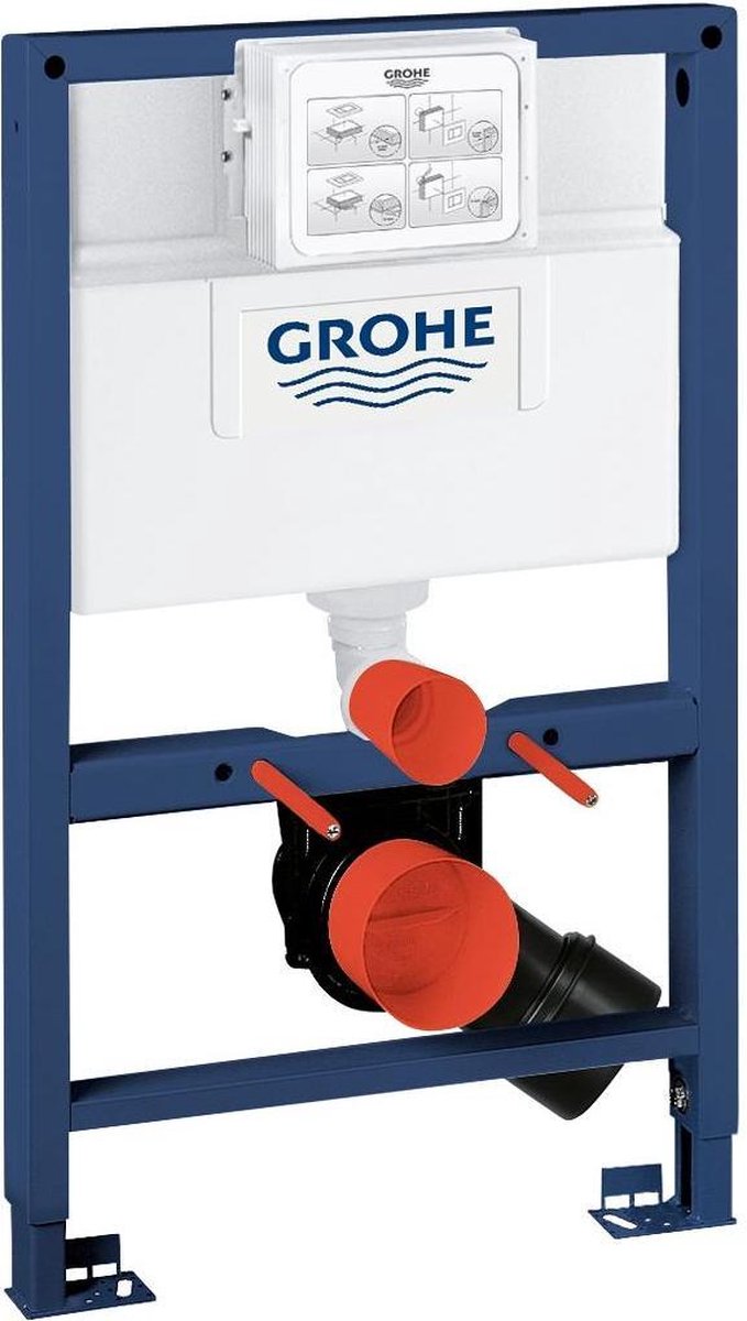 Grohe Rapid SL Einbau-Spülkasten – für Wand-WC – extra niedrig – für Unterfenster geeignet