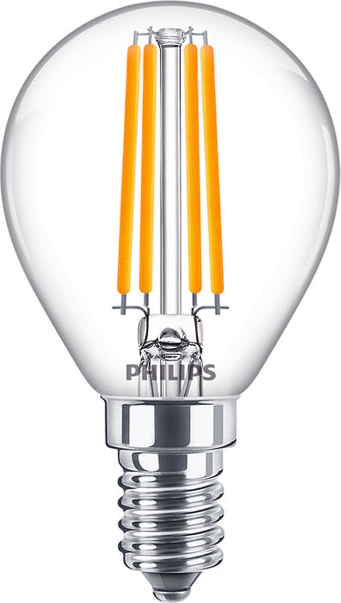Philips LED Philips Corepro LED Lustre E14 Kugelfilament klar 6,5 W 806 lm – 827 sehr warmweiß | ersetzt 60w