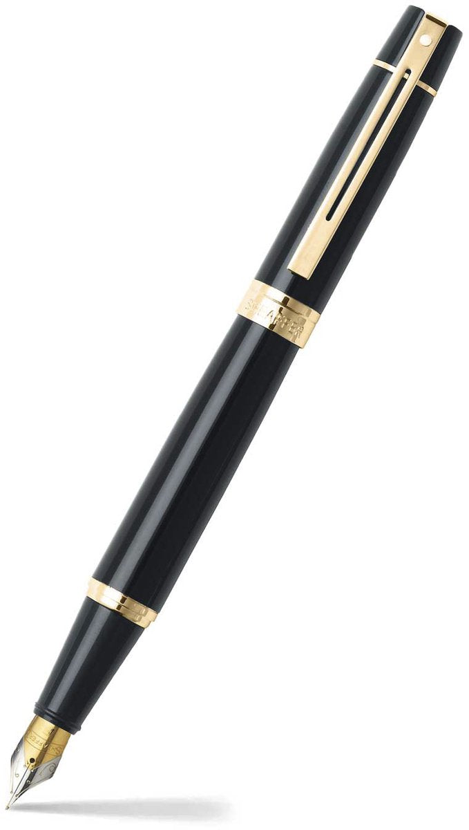 Sheaffer Füllfederhalter – 300 E9325 – F – glänzender Schwarzgoldton – SF-E0932543