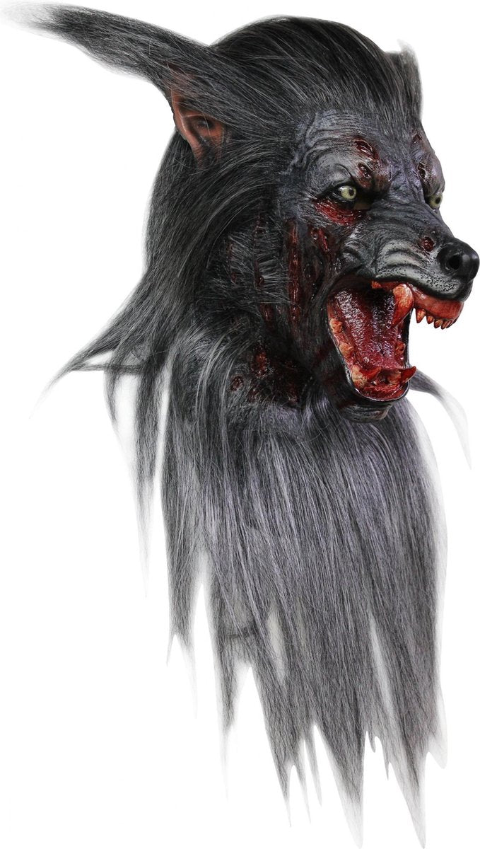 Vegaoo Wolfsmaske für Erwachsene – Kostümmaske – Einheitsgröße