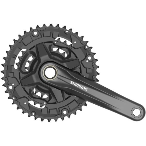 Shimano Crankkel 6 7 8 Speed-Turnier FC-Ty501 mit 175-mm-Kurbelarm 48 x 38 x 28 t Schwarz