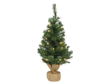 Everlands Weihnachtsbaum 45cm mit LED-Beleuchtung