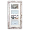 ZEP -Fotorahmen V24106 Nelson 6 4Q White Wash für 4 Fotos