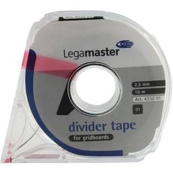 Trennband 7-433201 Legamaster 2,5 mm x 16 m, schwarz