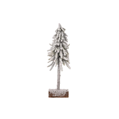 Decoris künstlicher Weihnachtsbaum Schnee auf Stamm ø15xh45cm