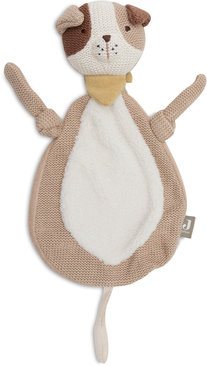 Jollein Schnullertuch Hund – Baby – 100 % Polyester – Mick