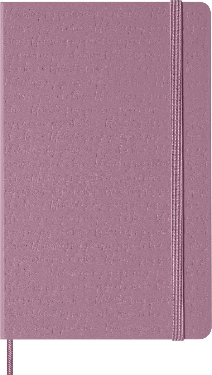 Moleskine-Notizbuch groß – Hardcover – leer – majestätisches Rosa