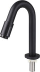 Differnz Brunnenhahn gebogen 19cm mattschwarz