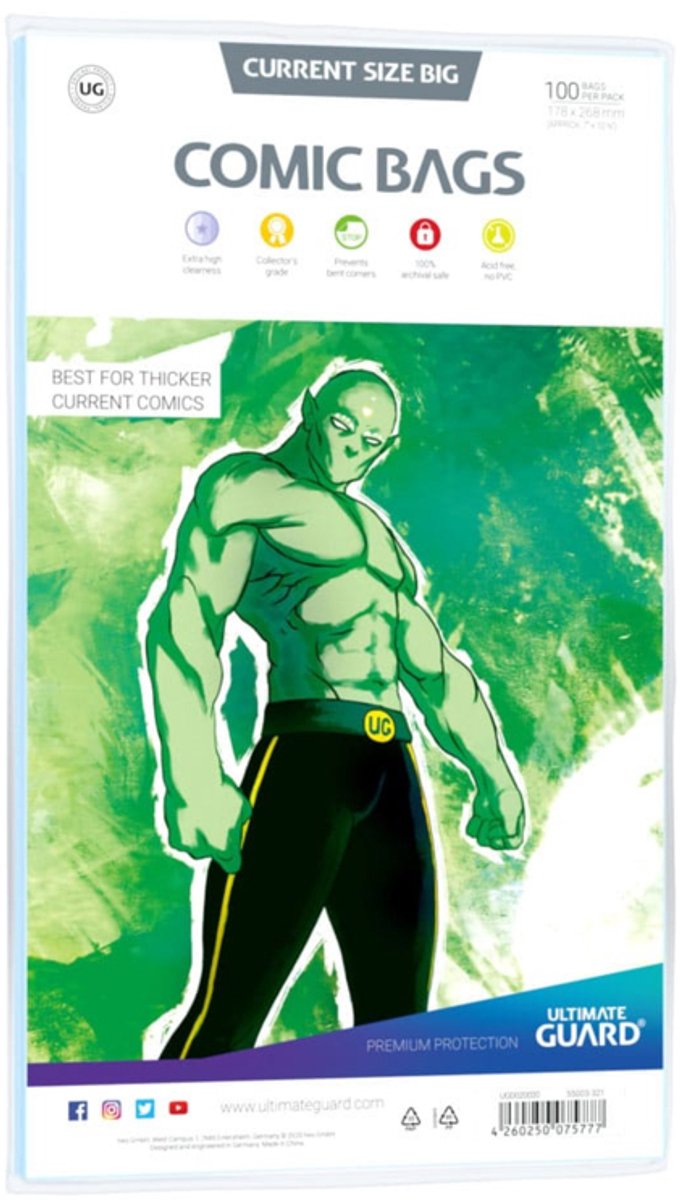 Ultimate Guard Comic-Taschen Standard (100) – aktuelle Größe groß