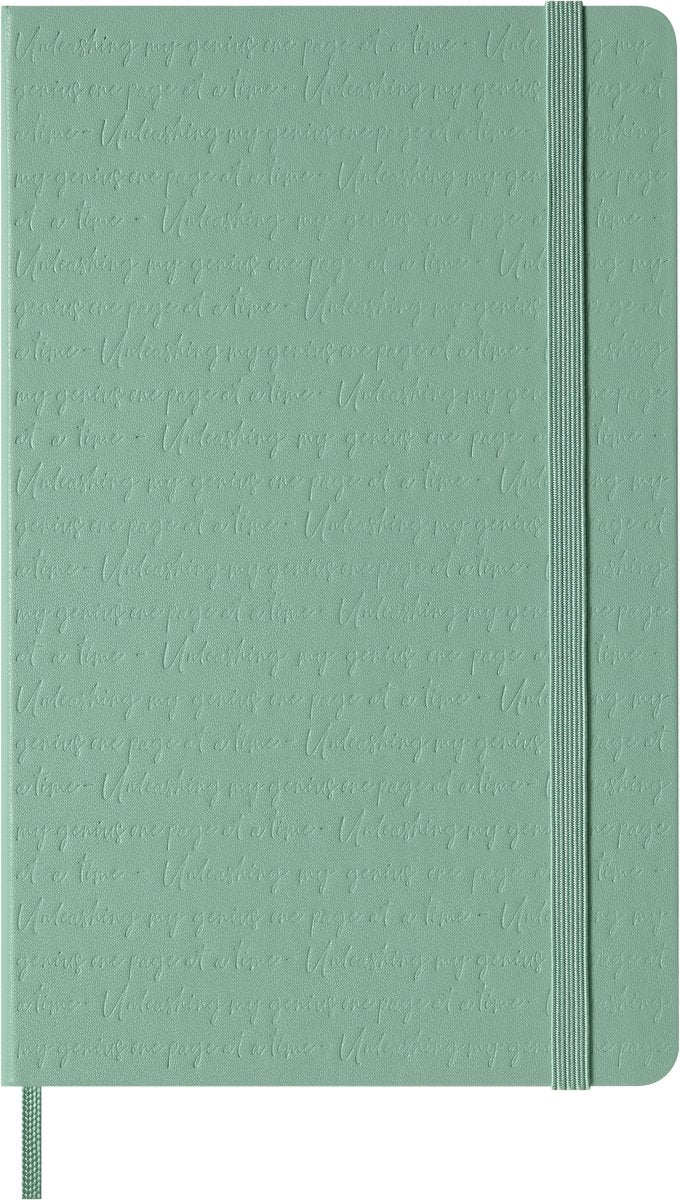 Moleskine-Notizbuch groß – Hardcover – blanko – Salbeigrün