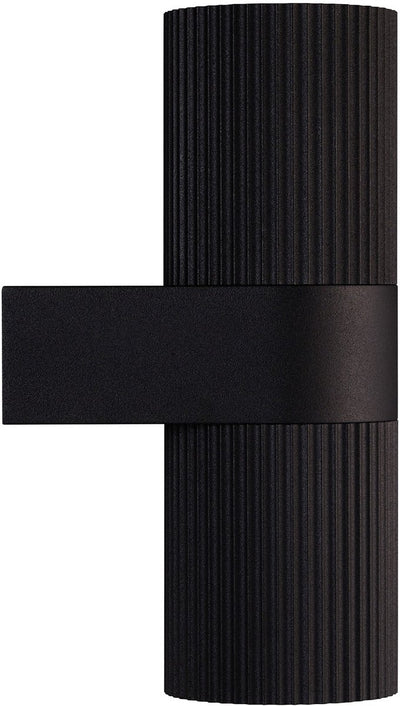 Enzo Wandleuchte | Kyklop Ripple rund 2x gu10 schwarz IP54 - 4800960
