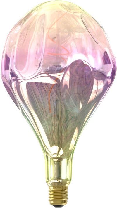 Calex Organic Evo XXL Regenbogen-LED-Lampe – E27 – Filament-Lichtquelle – dimmbar – 4 W – warmweißes Licht