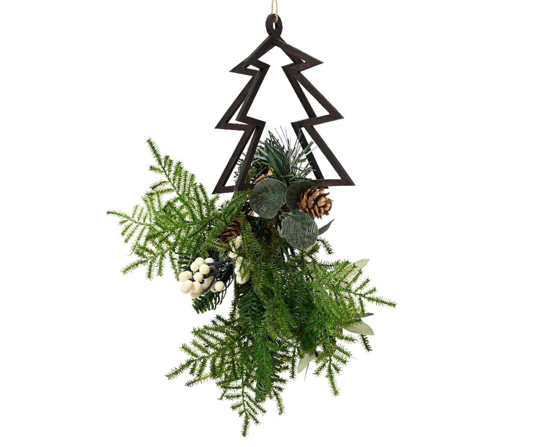 Decoris Weihnachtsanhänger mit Weihnachtsstück h26cm