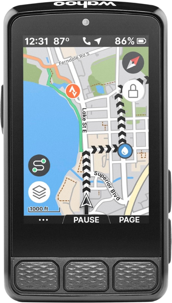 Wahoo Elemnt Roam 3 Fahrradcomputer transparent