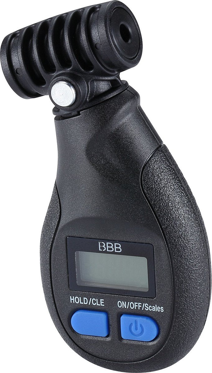 BBB Radsport-Gadget-Messgerät, Fahrrad-Reifendruckmessgerät – Fahrradpumpen-Zubehör – digitales Manometer, Rennrad, Mountainbike – BMP-92