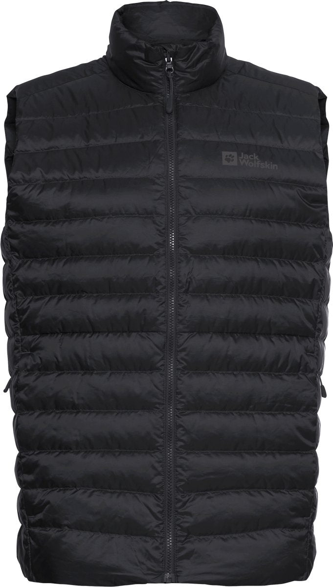 Jack Wolfskin Pilvi Daunenweste M RDS Outdoor-Körperwärmer für Herren, Schwarz