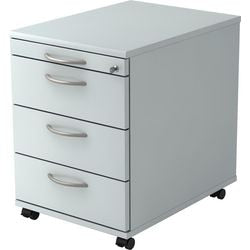 Bach mobiler Schubladenschrank Signa AC 3 Schubladen 42,8 x 55,3 x 59 cm grau