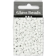 Creativ Company Rocailles, D 4 mm, Größe 6 0, Lochgröße 0,9-1,2 mm, weißes Perlmutt, 25 g 1 Box - afbeelding 2