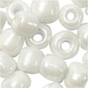 Creativ Company Rocailles, D 4 mm, Größe 6 0, Lochgröße 0,9-1,2 mm, Perlmutt, 500 g 1 Box