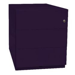Schubladenelement Bisley NWA59M7SSSS839, 3 Schubladen, mobiles Zylinderschloss, Oxford-Blau