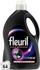 Fleuril Black – Flüssigwaschmittel – dunkle und schwarze Wäsche – 54 Waschgänge – Großverpackung