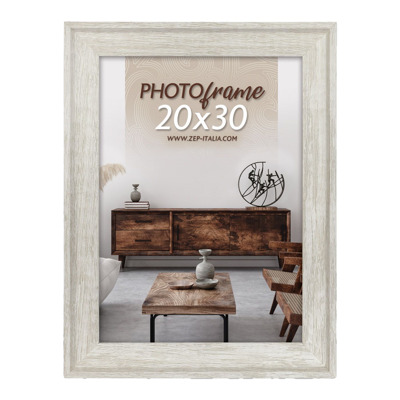 Zep Fotorahmen RT534W Torino Weiß 30x40 cm