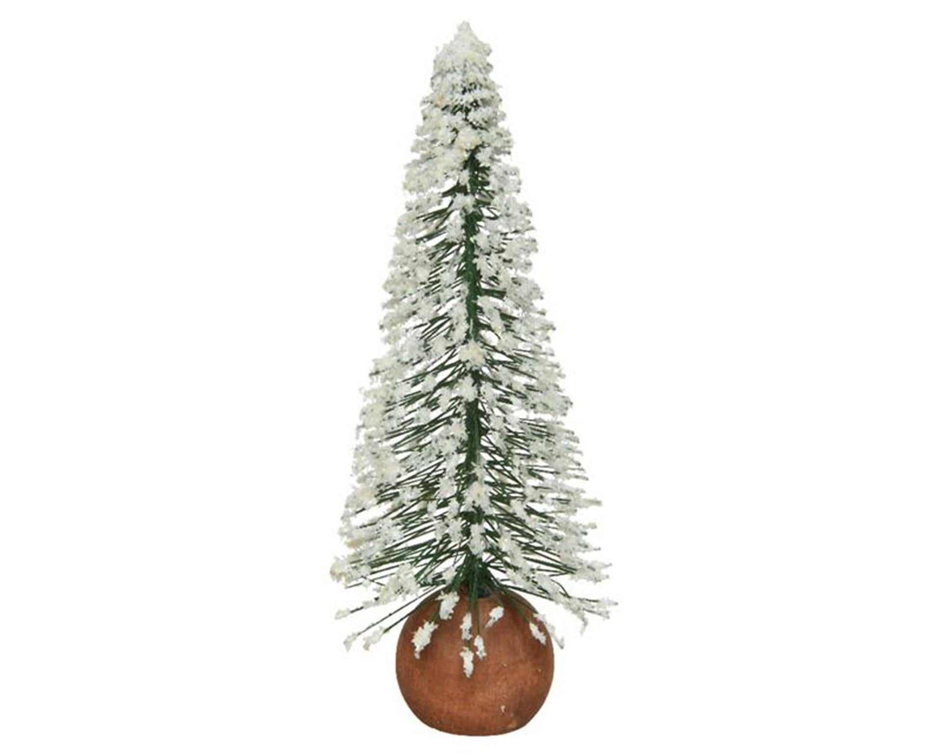 Decoris Mini-Weihnachtsbaum mit Schnee 22cm