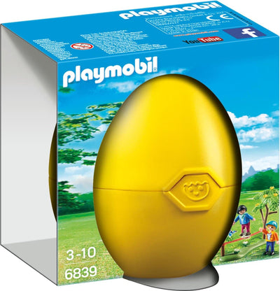 Playmobil-Ei mit 2 Kindern mit Slackline