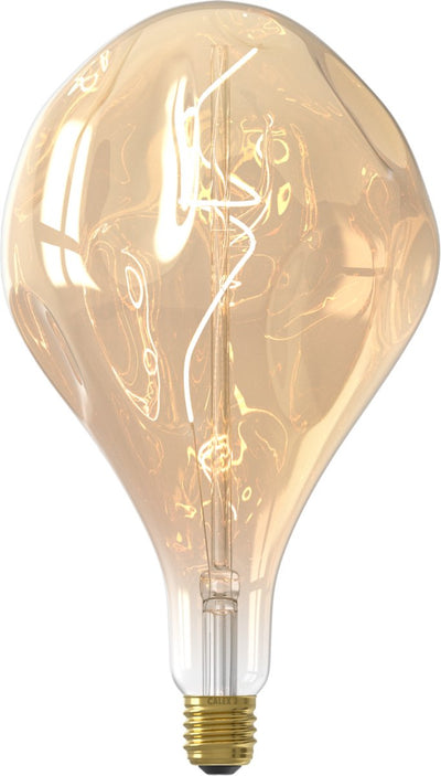 Calex Organic Evo XXL Gold – E27-LED-Lampe – dimmbare Filament-Lichtquelle – 6 W – warmweißes Licht