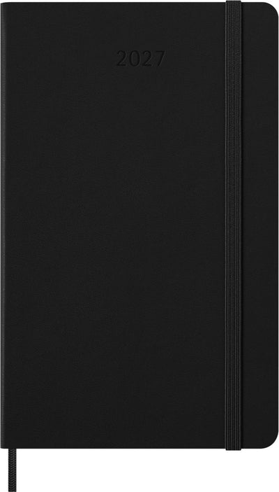 Moleskine 12-Monats-Tagebuch – 2027 – täglich – groß – Hardcover – schwarz